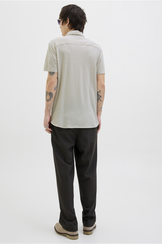 JPRBLALANCE PIQUE S/S SHIRT SMU 12275652 SILVER LINING